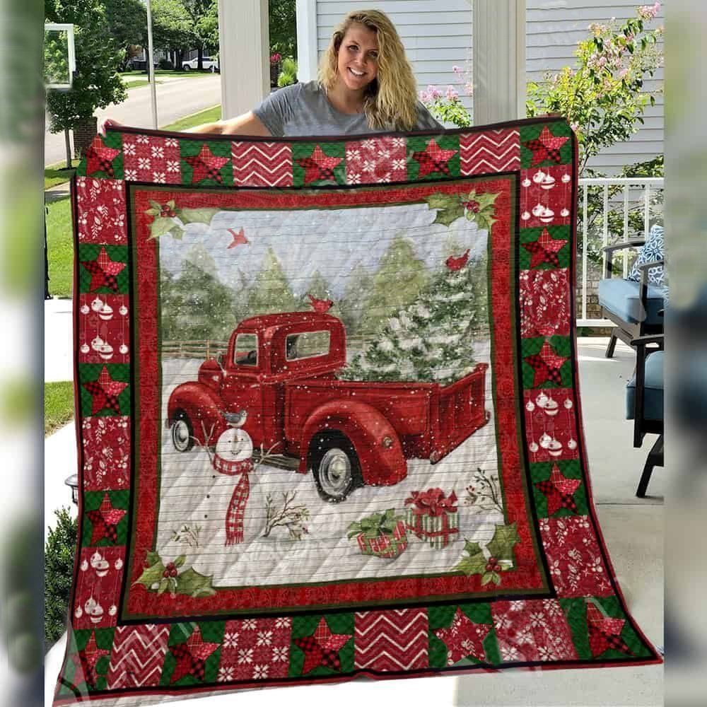Fleece Blanket Printer In US Details about   Red Truck Christmas Sofa Quilt 